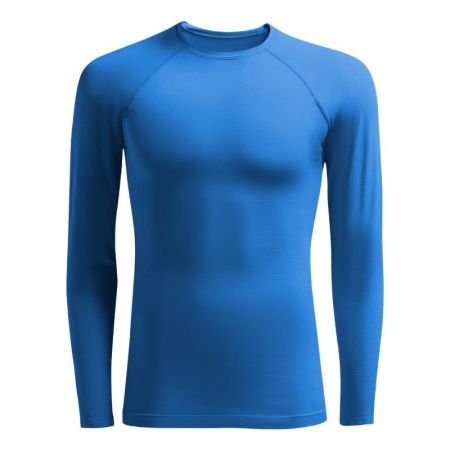 Bluza Termica Sport Copii MUSAI Joto Thermal Long Sleeve Kids T-Shirt Royal Blue 532827 MU0109 imagine 3