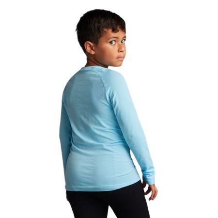 Bluza Termica Sport Copii MUSAI Joto Thermal Long Sleeve Kids T-Shirt Sky Blue 532826 MU0109 imagine 2