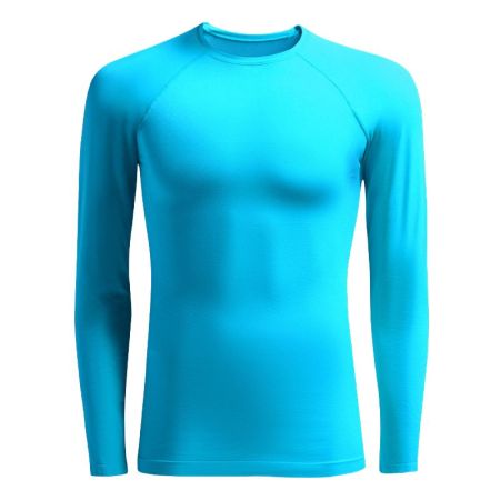 Bluza Termica Sport Copii MUSAI Joto Thermal Long Sleeve Kids T-Shirt Fluor Turquoise 532834 MU0109 imagine 3