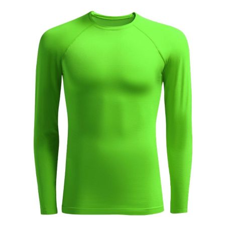 Bluza Termica Sport Copii MUSAI Joto Thermal Long Sleeve Kids T-Shirt Fluor Green 532835 MU0109 imagine 3