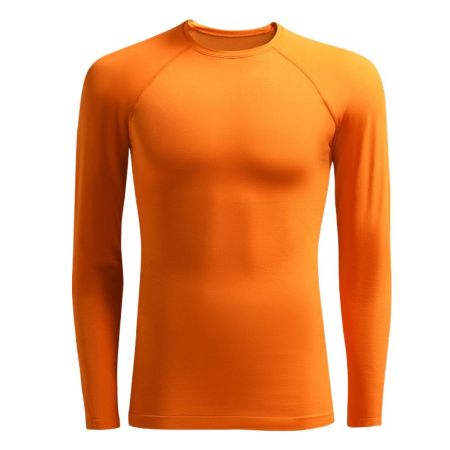 Детска Спортна Термо Блуза MUSAI Joto Thermal Long Sleeve Kids T-Shirt Fluor Orange 532833 MU0109 изображение 3