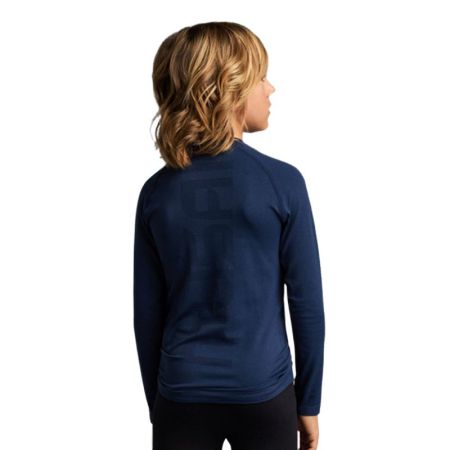 Bluza Termica Sport Copii MUSAI Joto Thermal Long Sleeve Kids T-Shirt Navy Blue 532828 MU0109 imagine 2