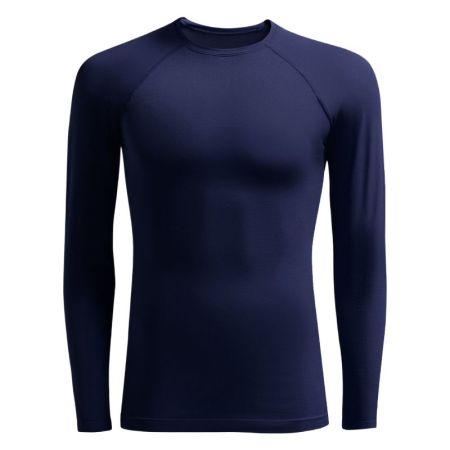 Bluza Termica Sport Copii MUSAI Joto Thermal Long Sleeve Kids T-Shirt Navy Blue 532828 MU0109 imagine 3