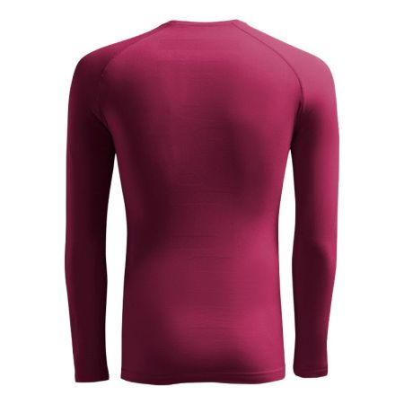 Bluza Termica Sport Copii MUSAI Joto Thermal Long Sleeve Kids T-Shirt Burgundy 532824 MU0109 imagine 4
