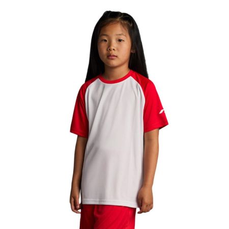 Детска Тениска MUSAI Ubora 2 Kids T-Shirt White/Red 532728 MU0110