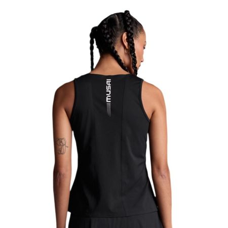 Maiou Dama MUSAI Hekima Woman Sleeveless T-Shirt Black 533979 MU0112 imagine 2