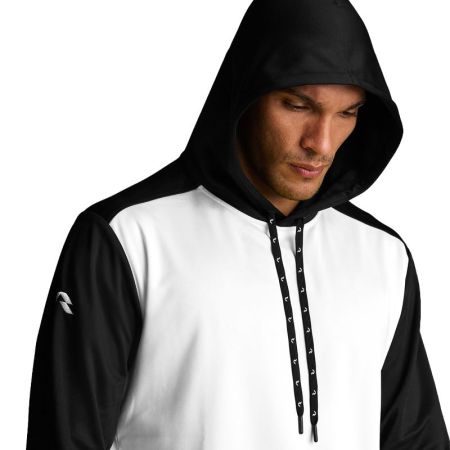 Мъжки Суичър MUSAI Saba Hoodie Sweatshirt White/Black 532500 MU0307 изображение 4