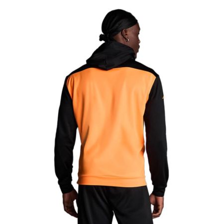 Hanorac Barbati MUSAI Saba Hoodie Sweatshirt Fluor Orange/Black 532504 MU0307 imagine 2