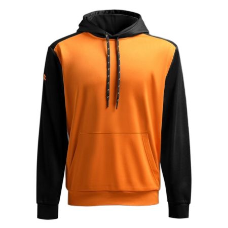 Hanorac Barbati MUSAI Saba Hoodie Sweatshirt Fluor Orange/Black 532504 MU0307 imagine 6