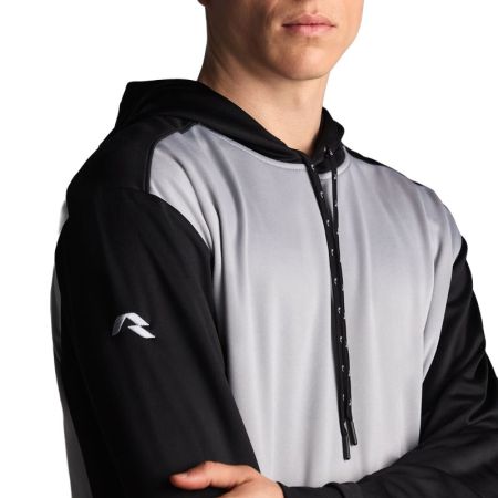 Hanorac Barbati MUSAI Saba Hoodie Sweatshirt Light Grey/Black 532503 MU0307 imagine 3