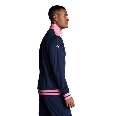Мъжки Суичър MUSAI Ishi Jacket Navy Blue/Gum Pink 533065 MU0304 изображение 3