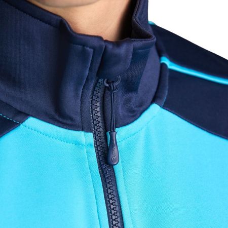 Bluza Barbati MUSAI Ishi Sweatshirt Fluor Turquoise/Navy Blue 532535 MU0308 imagine 4