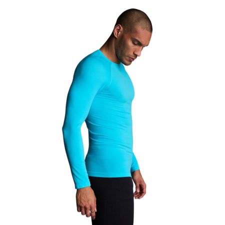 ΑΝΔΡΙΚΗ ΙΣΟΘΕΡΜΙΚΗ ΜΠΛΟΥΖΑ MUSAI Joto Thermal Long Sleeve T-Shirt Fluor Turquoise 532819 MU0109 εικόνα 3