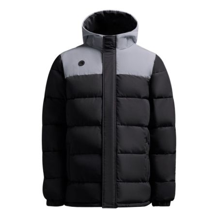 Geaca de Iarna Copii MUSAI Kanzu Quilted Coat Black/Grey 532648 MU0401 imagine 3
