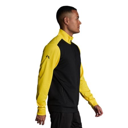 Hanorac Barbati MUSAI Saba Jacket Black/Yellow 533076 MU0303 imagine 3