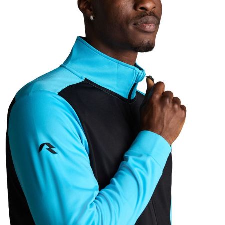Hanorac Barbati MUSAI Saba Jacket Black/Turquoise Fluor 533081 MU0303 imagine 3