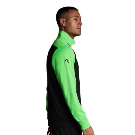 Hanorac Barbati MUSAI Saba Jacket Black/Fluor Green 533082 MU0303 imagine 3