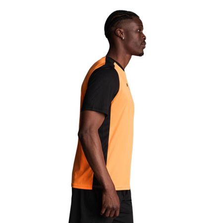 Tricou Barbati MUSAI Saba T-Shirt Fluor Orange/Black 532681 MU0103 imagine 3