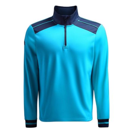 Детска Блуза MUSAI Ishi Kids Sweatshirt Fluor Turquoise/Navy Blue 532619 MU0308 изображение 3
