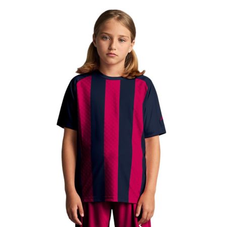 Детска Тениска MUSAI Ubora Kids T-Shirt Navy/Burgundy 532675 MU0102
