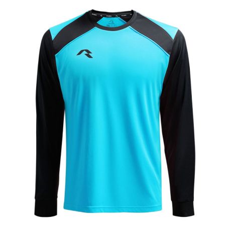 Bluza Barbati MUSAI Wata Long Sleeve T-Shirt Fluor Turquoise/Black 532770 MU0106 imagine 6