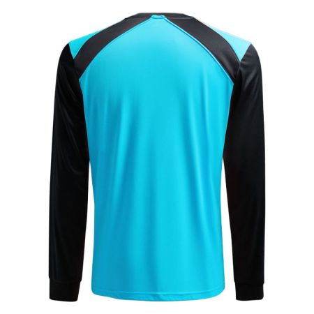 Bluza Barbati MUSAI Wata Long Sleeve T-Shirt Fluor Turquoise/Black 532770 MU0106 imagine 7