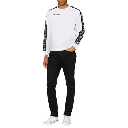 Bluza Barbati GIVOVA Felpa GCollo Band 0003 515325 BA07 imagine 4