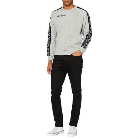 Bluza Barbati GIVOVA Felpa GCollo Band 0043 515326 BA07 imagine 4