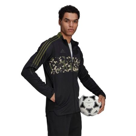 Мъжки Суичър ADIDAS Tiro AOP Hoodie 520877 GU8186 изображение 3