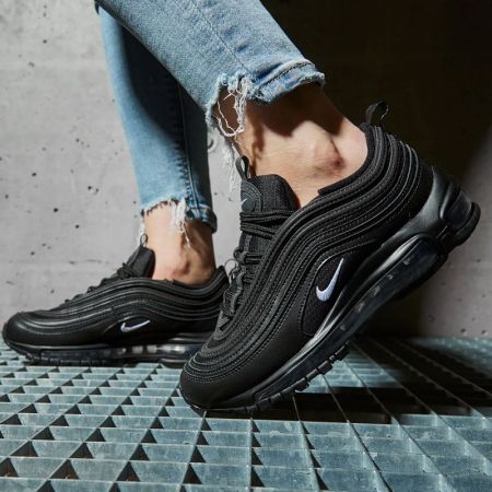 Дамски Маратонки NIKE Air Max 97 GS 529455 921522-011 изображение 11