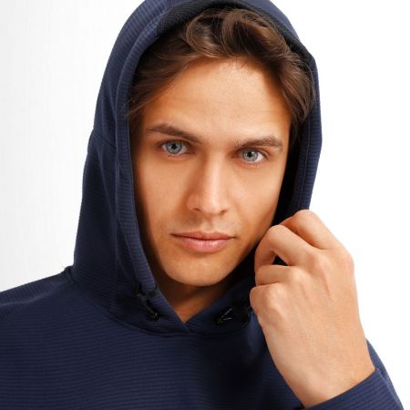 Мъжки Суичър NIKE Pro Fleece Hoodie 524037 DM5889-451 изображение 3