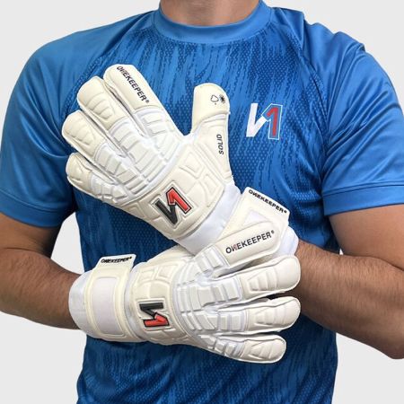 Вратарски Ръкавици ONEKEEPER Solid White JR 528676 S1-TC-CO-JR изображение 5