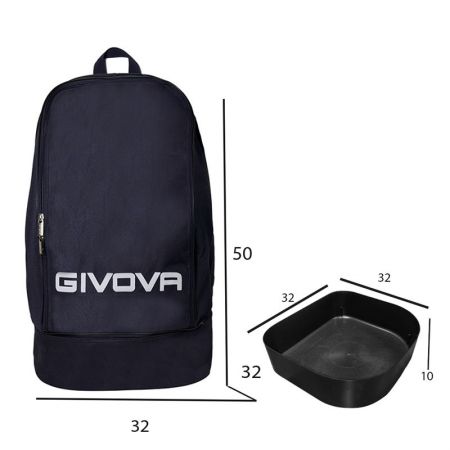 ΣΑΚΙΔΙΟ ΠΛΑΤΗΣ GIVOVA Zaino Sport Big 0004 50x32x32cm 520541 B007/FBR04 εικόνα 2
