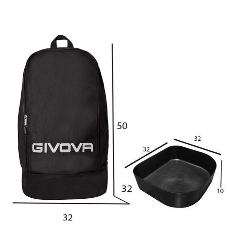 ΣΑΚΙΔΙΟ ΠΛΑΤΗΣ GIVOVA Zaino Sport Big 0010 50x32x32cm 520542 B007/FBR04 εικόνα 2