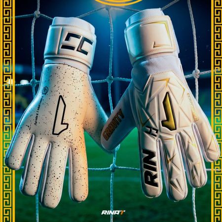 Manusi De Portar RINAT Ares Gravity Joan Garcia Barcelona White/Gold 534034 Ares Gravity Joan Garcia Barcelona SS26 imagine 10