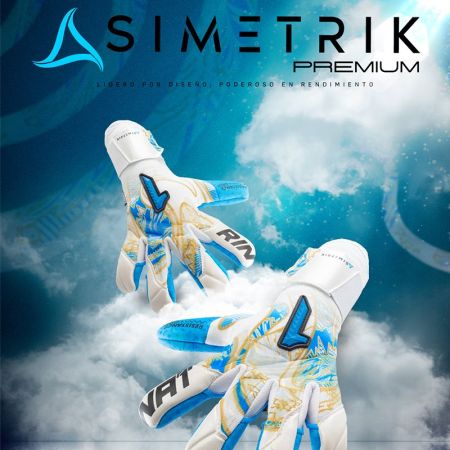 Вратарски Ръкавици RINAT Asimetrik Aero Premium HGP+ World Cup White/Blue 534018 Asimetrik Aero Premium HGP SS26 изображение 9