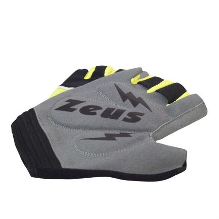 Manusi Fitness ZEUS Guanto Palestra Gym Nero/Giallo Fluo 517868 GUANTO PALESTRA GYM imagine 2