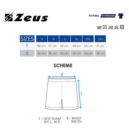 Pantalon Scurt Barbati ZEUS Bermuda Monolith Nero 512870 BERMUDA MONOLITH imagine 4