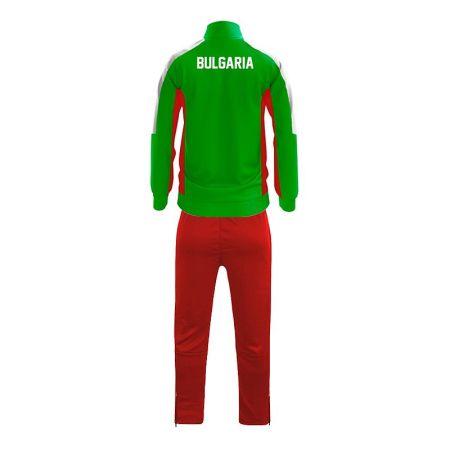 Мъжки Анцуг BULGARIA Zeus Tuta Tricolore Binaco/Verde/Rosso  529847 Tuta Tricolore-BVF изображение 4