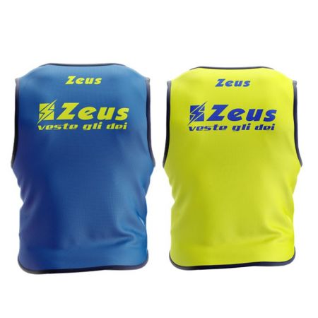 Мъжки Двулицев Тренировъчен Потник ZEUS Reversible Casacca Giano Electric Royal/ Giallo Fluo 520385 Casacca Giano изображение 2