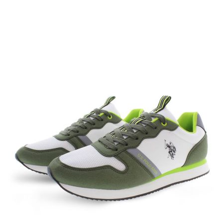 Pantofi Sport Barbati U.S. POLO ASSN Nobil 009 529276 NOBIL009-VERDE-OLI-WHI01 imagine 3