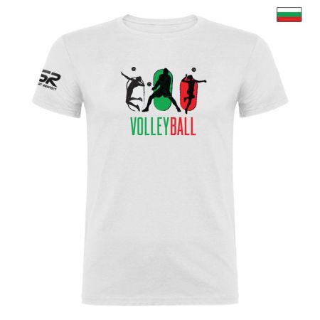 Детска Тениска SPORTRESPECT Bulgaria Volley Spirit T-Shirt White 534222 SR-Bulgaria-Volley-Spirit-Shirt