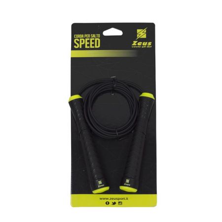Coarda De Sarit ZEUS Corda per Salto Speed Nero 517869 Corda per Salto Speed imagine 2