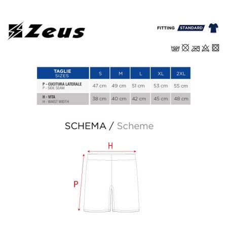 Pantalon Scurt Barbati ZEUS Bermuda Thunder Plus Nero 517872 BERMUDA THUNDER PLUS-O imagine 3