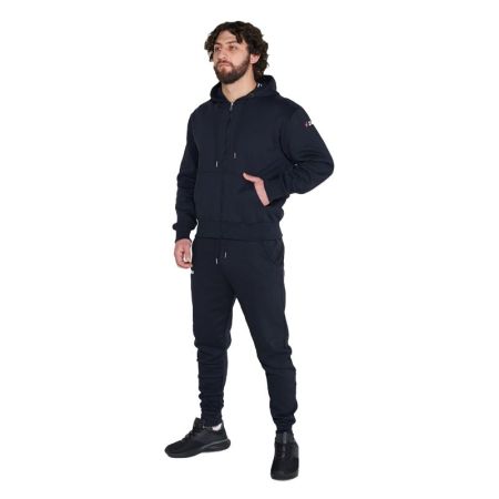 Hanorac Barbati ZEUS Felpa Ultra C/Zip Blu 521038 Felpa Ultra C/ZIP imagine 5