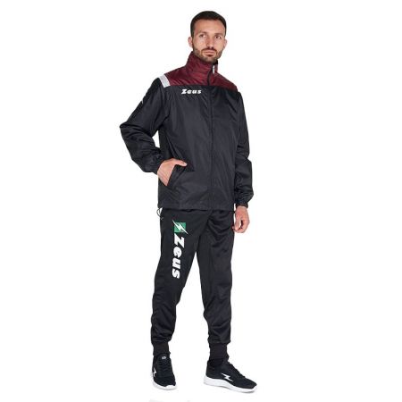 Jacheta De Vant Barbati ZEUS K-Way Vesuvio Nero/Granata 518345 K-Way Vesuvio imagine 3