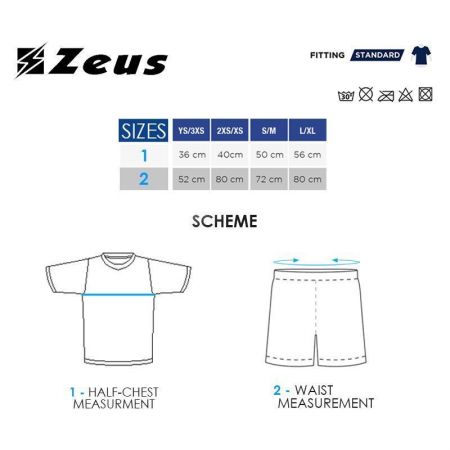 Футболен Екип ZEUS Kit Icon Bianco/Granata 526836 KIT ICON изображение 3