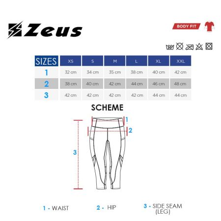 Дамски Клин ZEUS Pant 3/4 Dyana Nero 524283 Pant 3/4 Dyana-O изображение 7