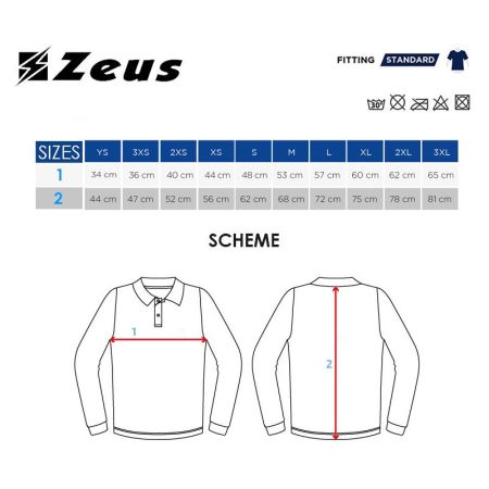 Bluza Barbati ZEUS Polo Basic ML Arancio 506678 Polo Basic ML-O imagine 6