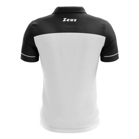 Tricou Barbati ZEUS Polo Bikolor Bianco/Nero 524024 Polo Bikolor imagine 5